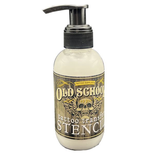 Old School Stencil en crema