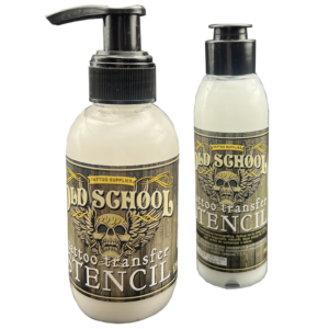Old School Stencil en crema