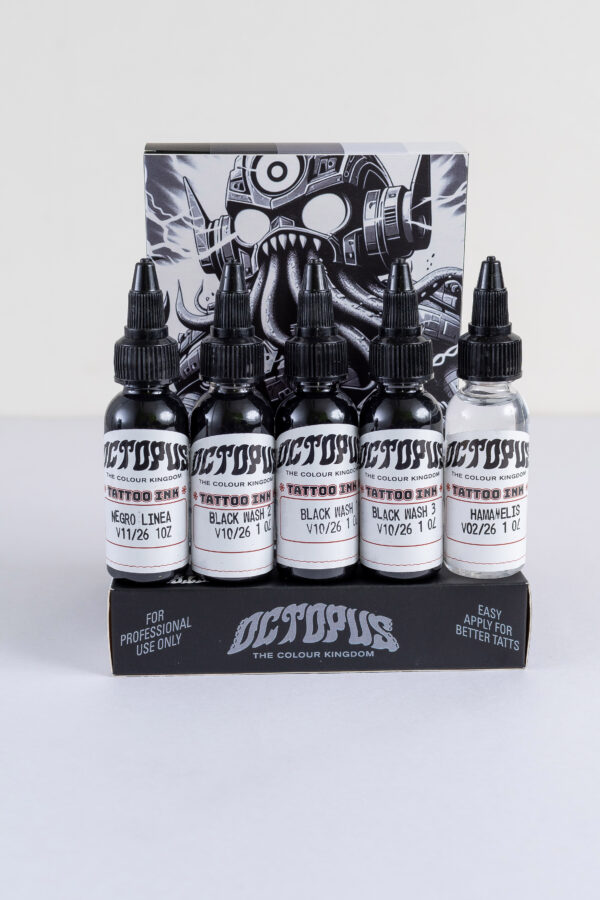 Octopus set Blackwash